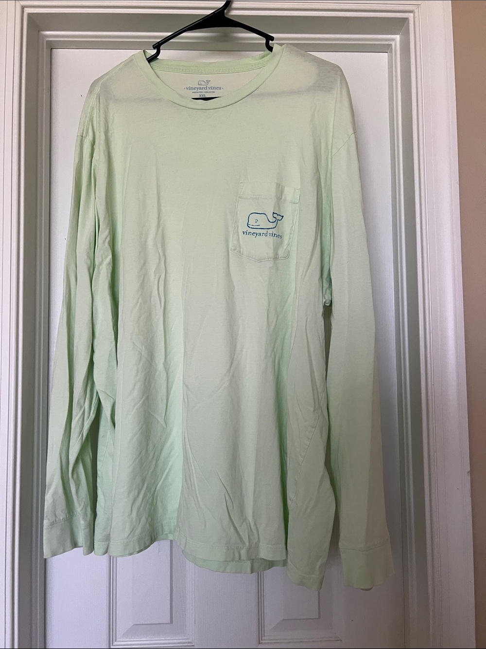 Vineyard Vines Men's Long-Sleeve Pocket Tee - Pastel Green